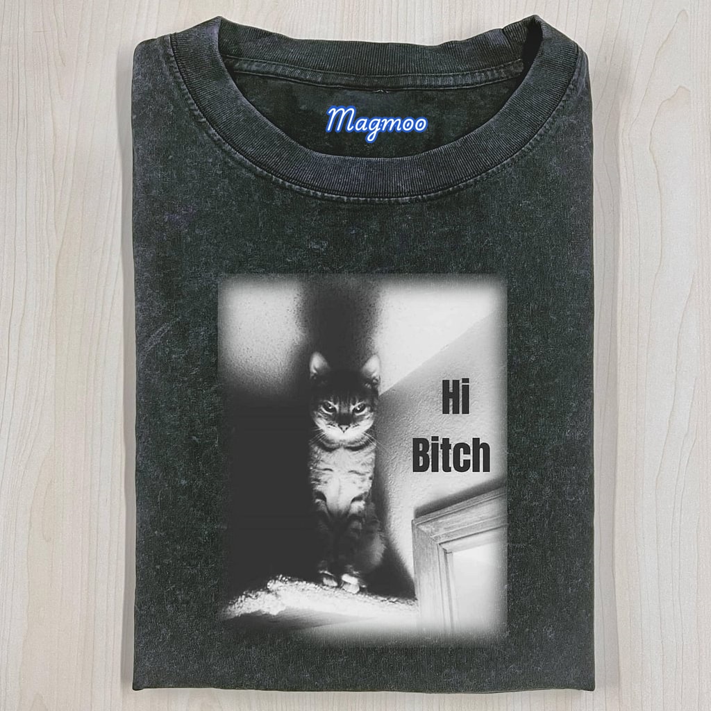 CAT SELFIE T-SHIRT-Magmoo