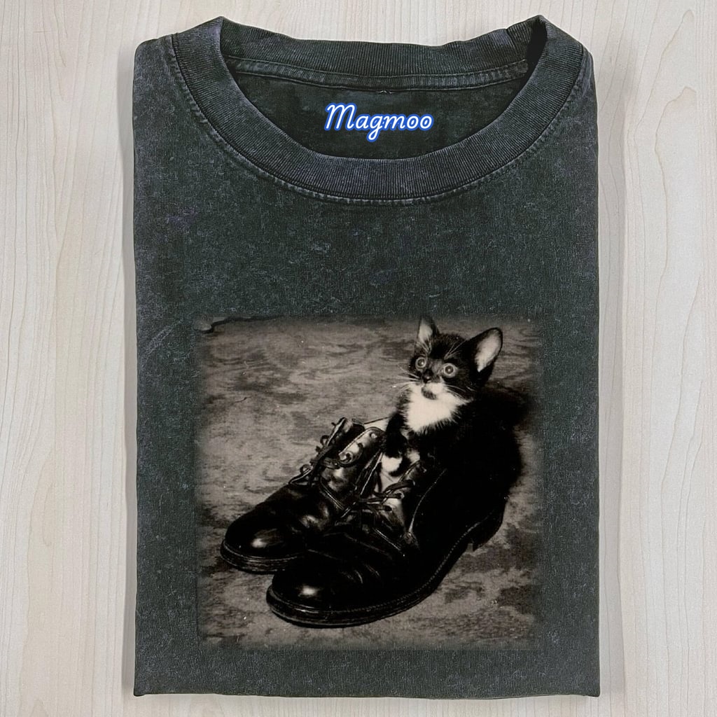 CAT SELFIE T-SHIRT-Magmoo