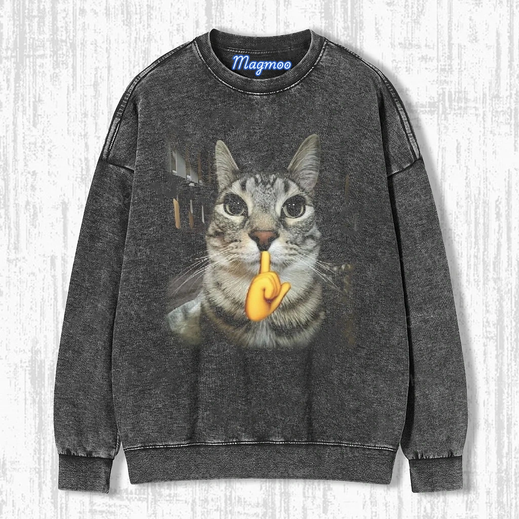 WACKY CAT T-SHIRT-Magmoo