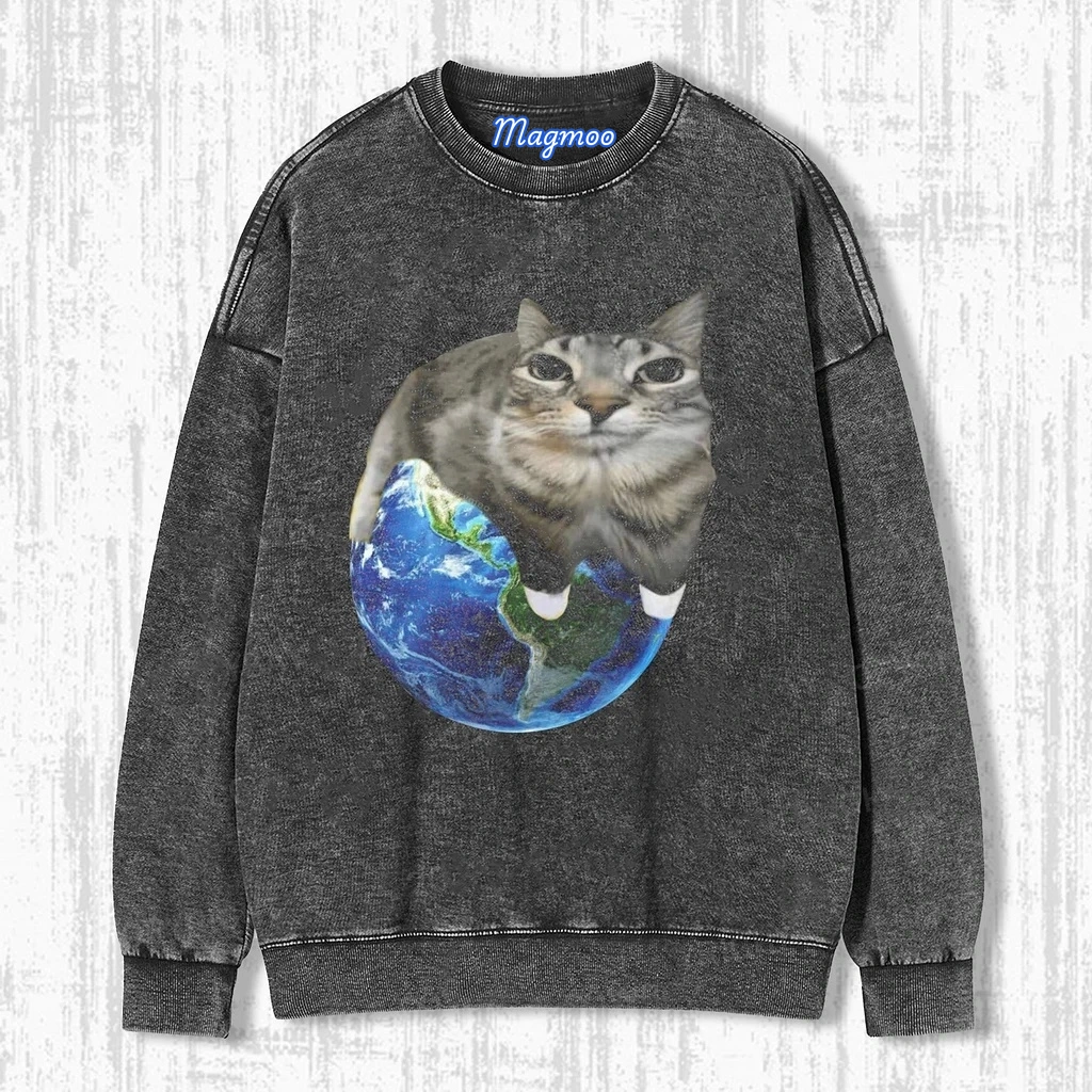 WACKY CAT T-SHIRT-Magmoo