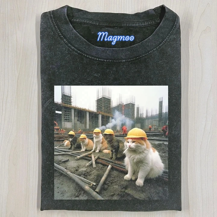 WACKY CAT T-SHIRT-Magmoo