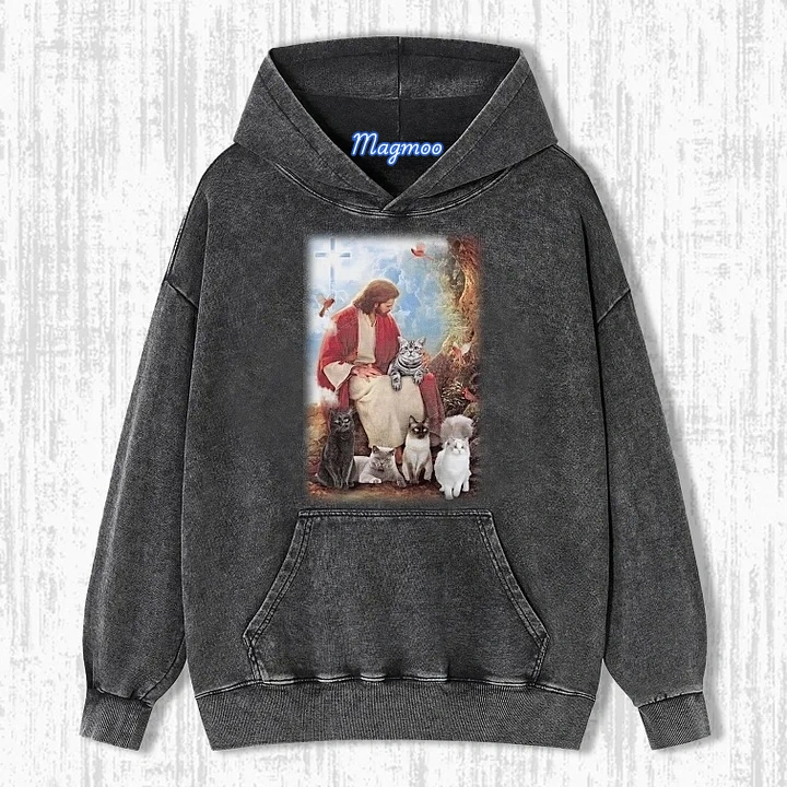 JESUS AND CATS T-SHIRT