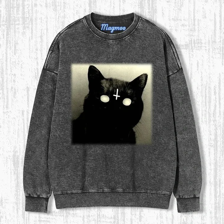 CATS AND FAITH T-SHIRT-Magmoo