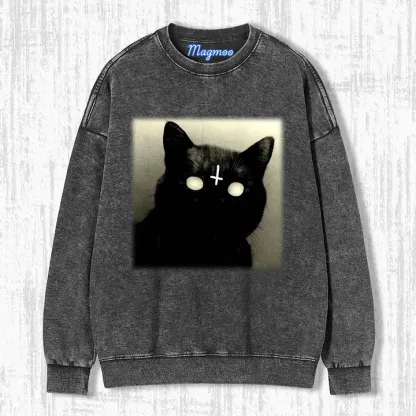 CATS AND FAITH T-SHIRT-Magmoo