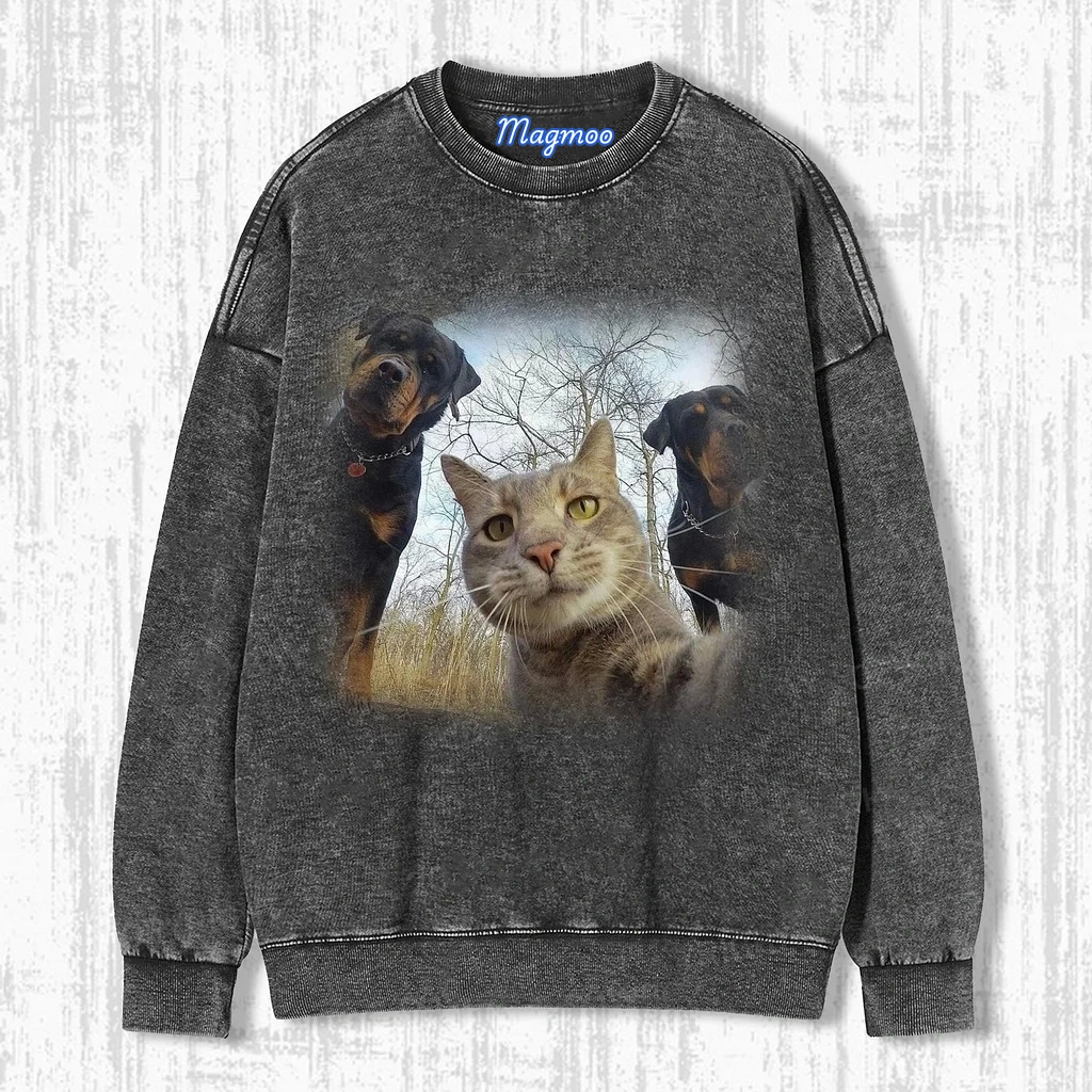 CAT AND DOG T-SHIRTS-Magmoo