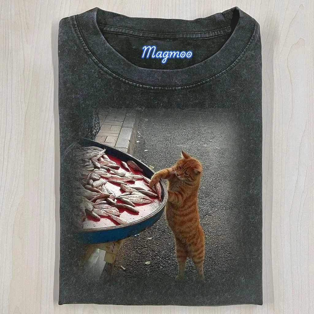 CAT AND DOG T-SHIRTS-Magmoo
