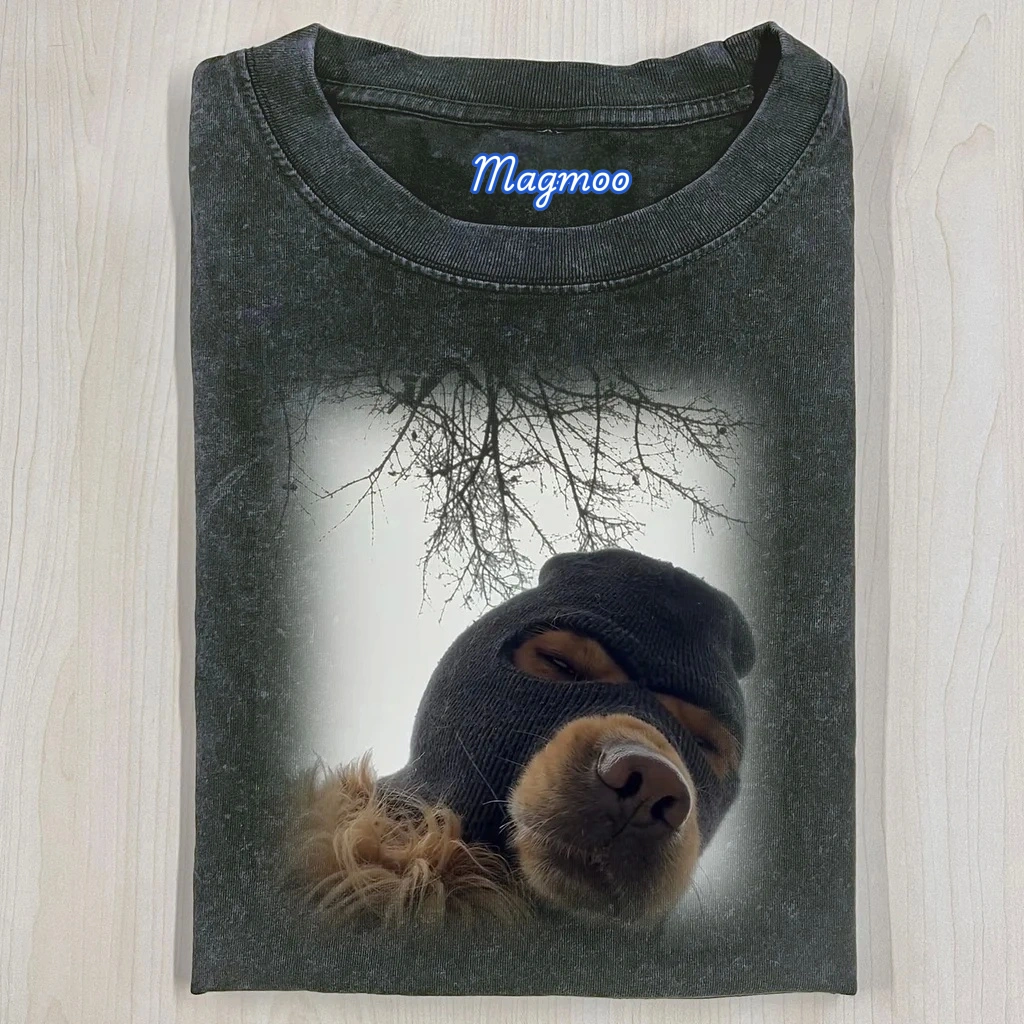 DOG SELFIE T-SHIRT-Magmoo
