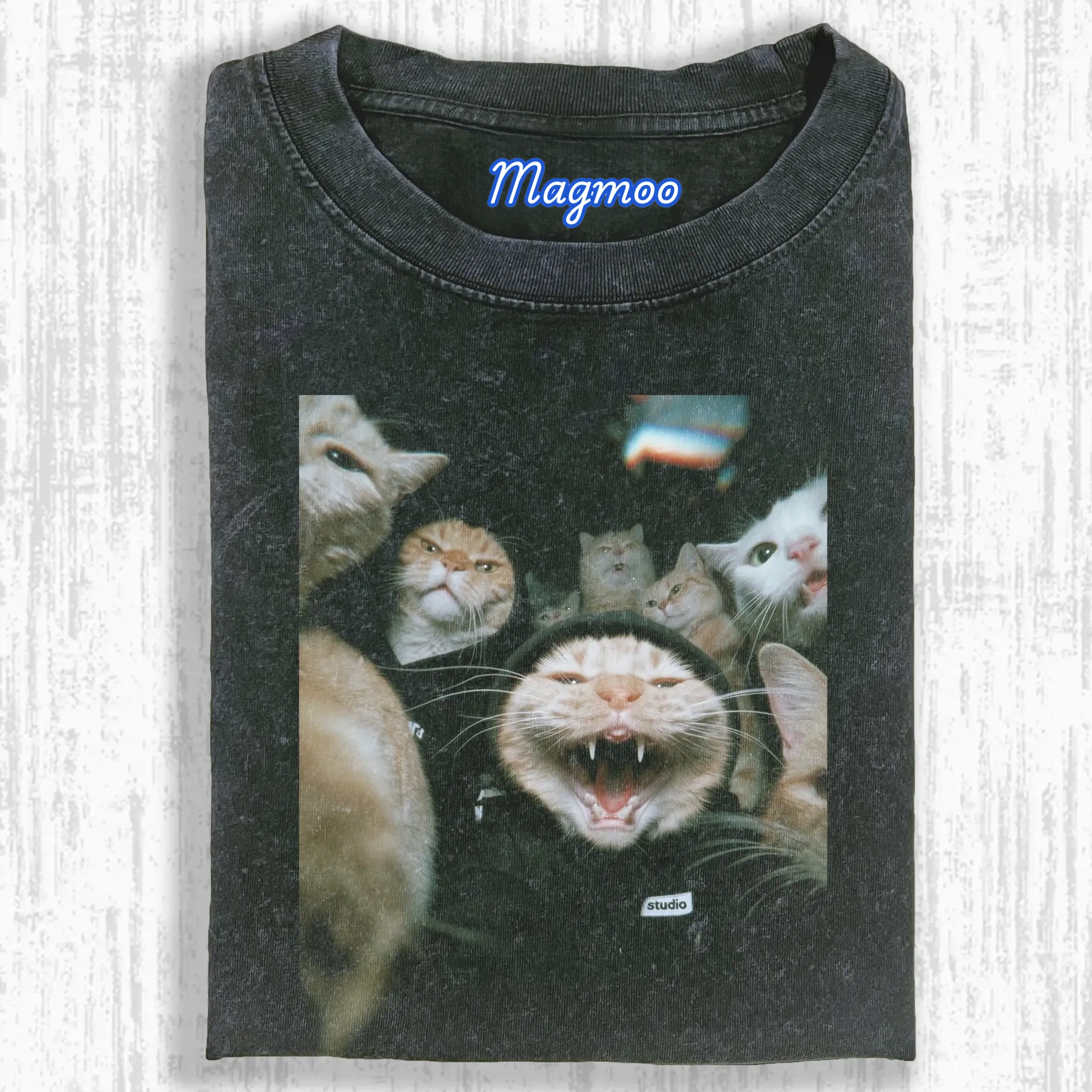  WACKY CAT T-SHIRT