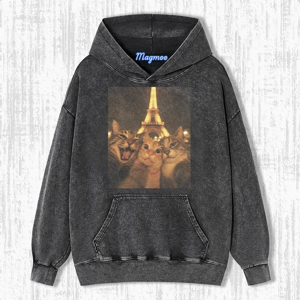 CAT SELFIE T-SHIRT-Magmoo