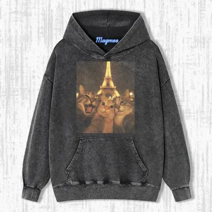 CAT SELFIE T-SHIRT-Magmoo