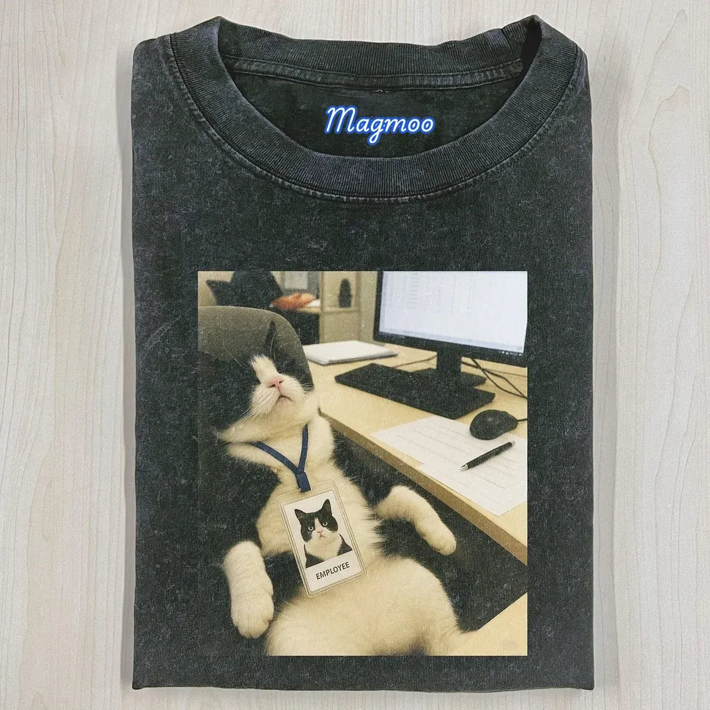FUNNY CAT T-SHIRT-Magmoo