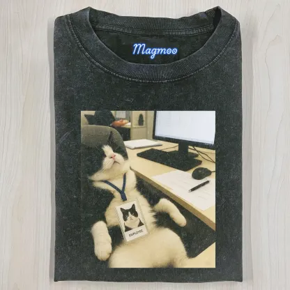 FUNNY CAT T-SHIRT-Magmoo