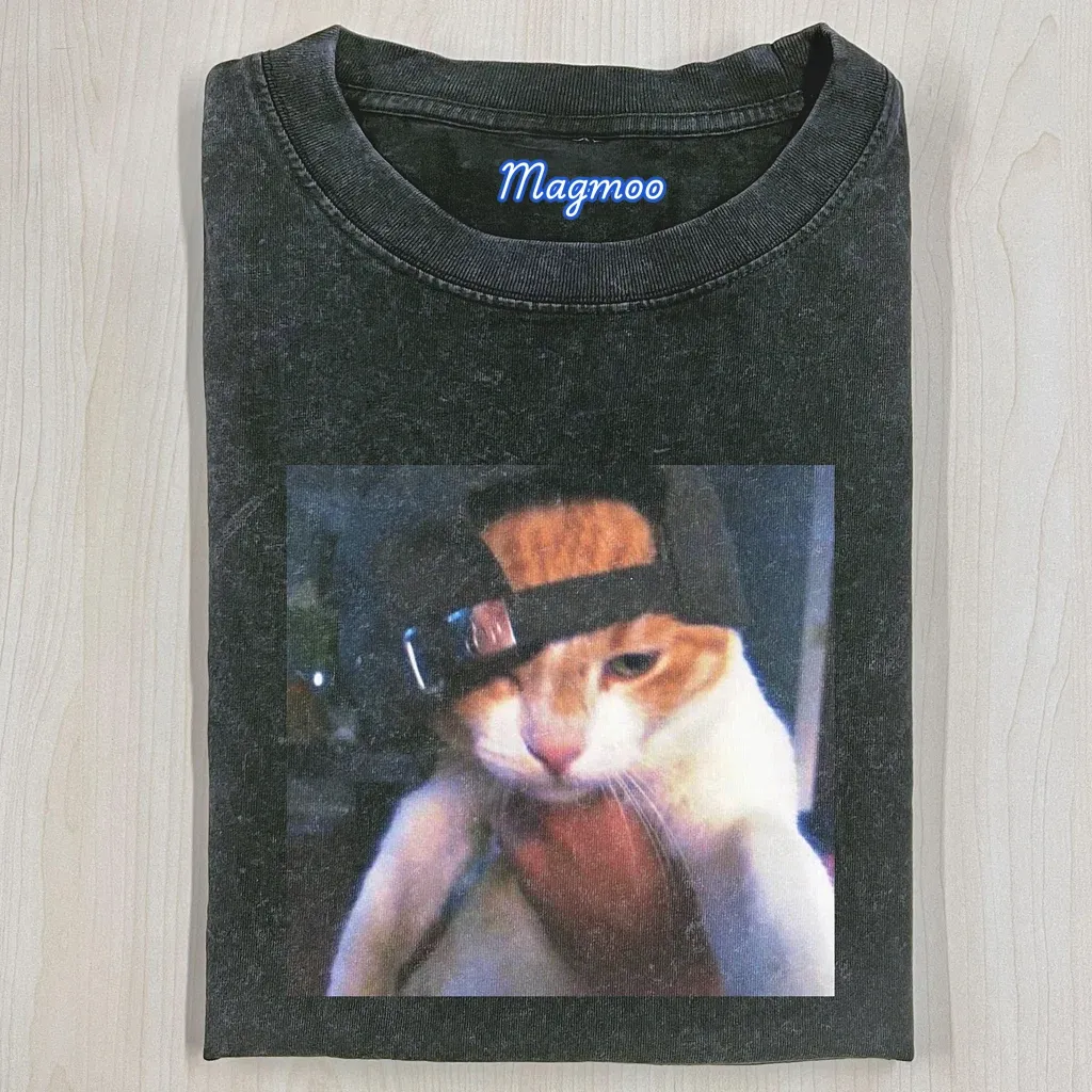 FUNNY CAT T-SHIRT-Magmoo