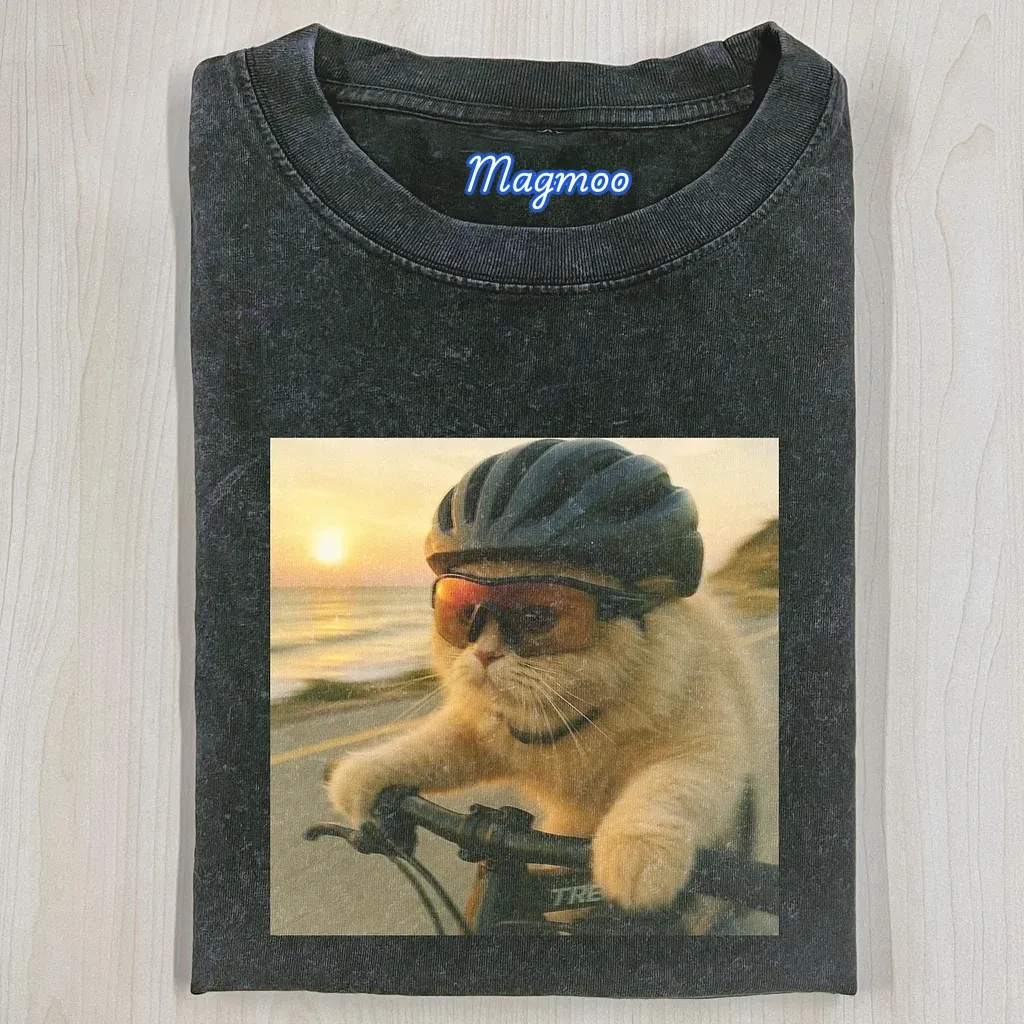 FUNNY CAT T-SHIRT-Magmoo