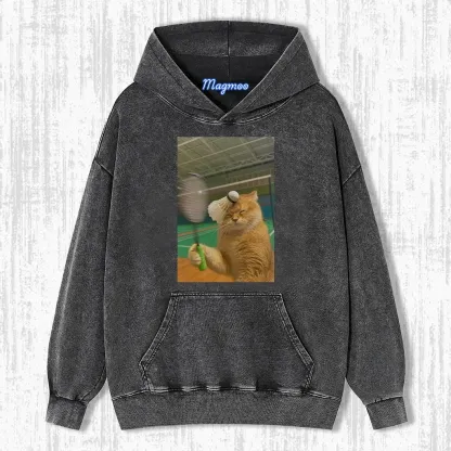 BADMINTON CAT T-SHIRT-Magmoo
