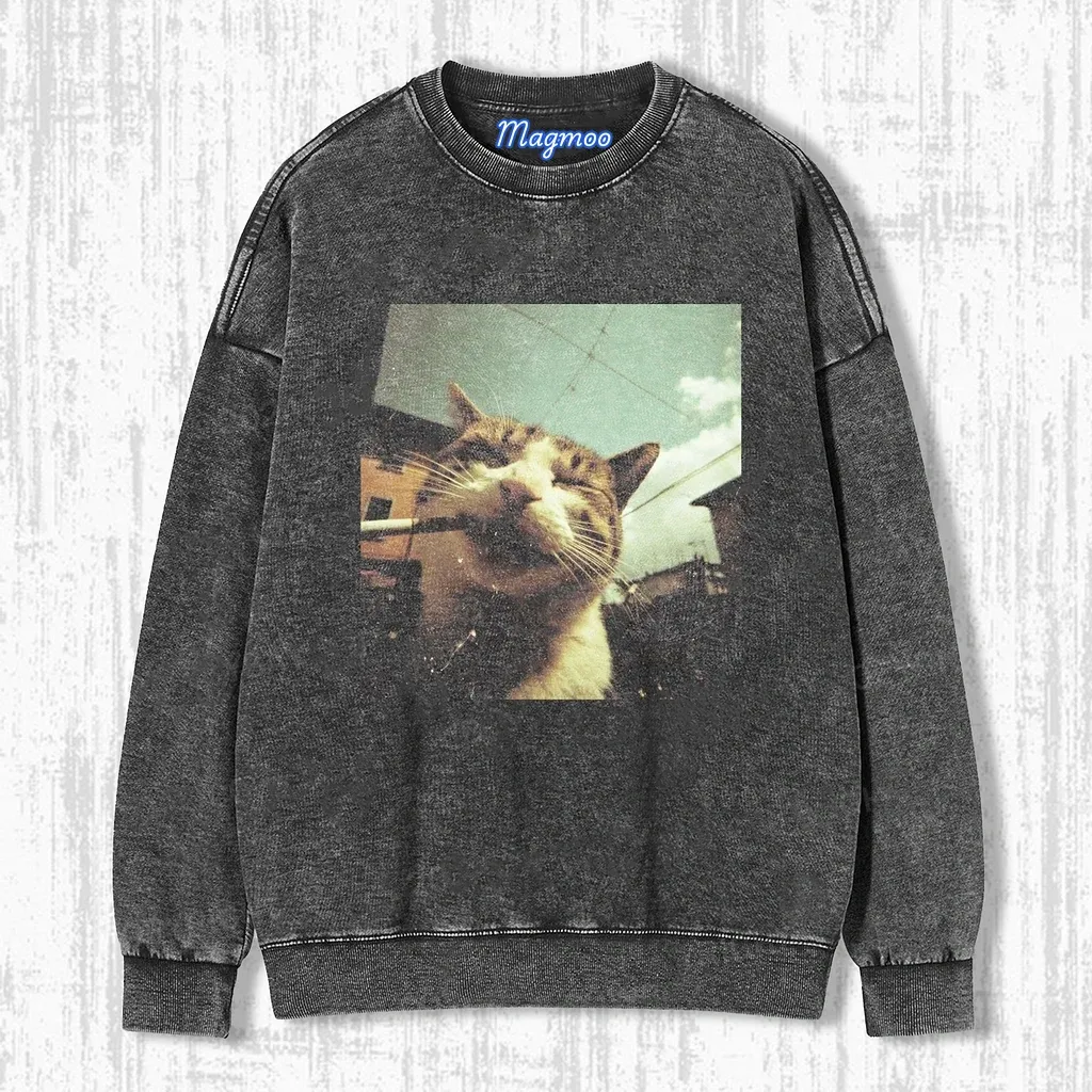 WACKY CAT T-SHIRT-Magmoo