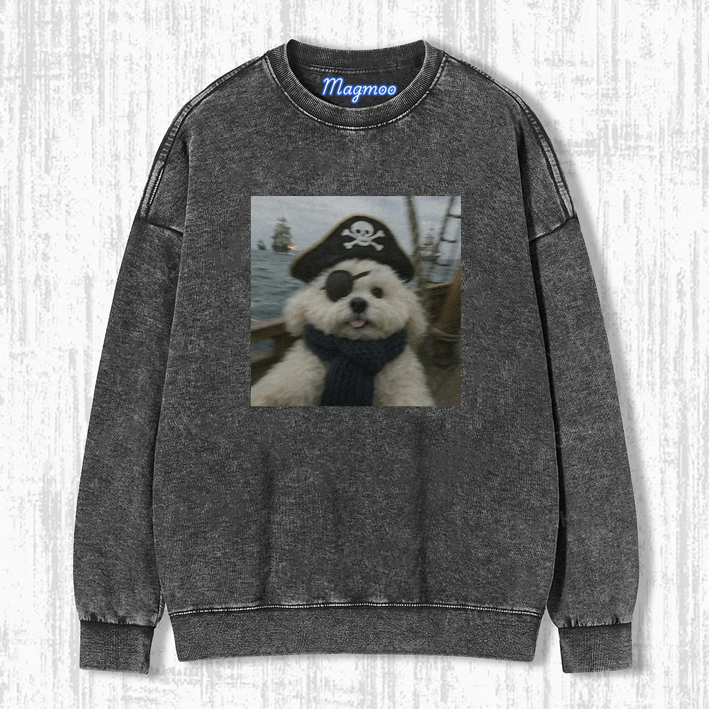 PIRATE DOG T-SHIRT-Magmoo