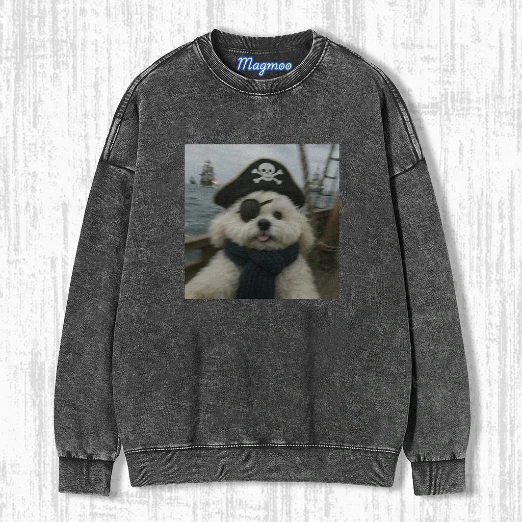 PIRATE DOG T-SHIRT-Magmoo