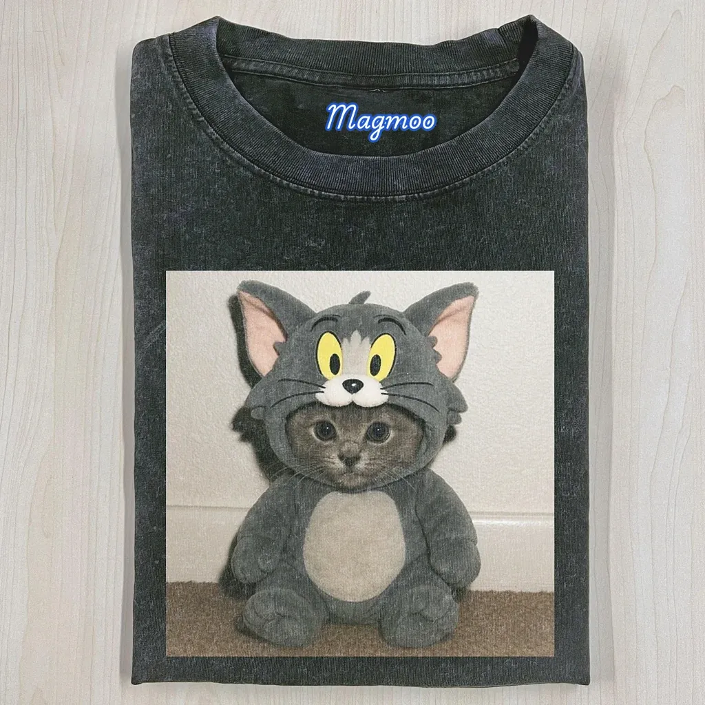 FUNNY CAT T-SHIRT-Magmoo