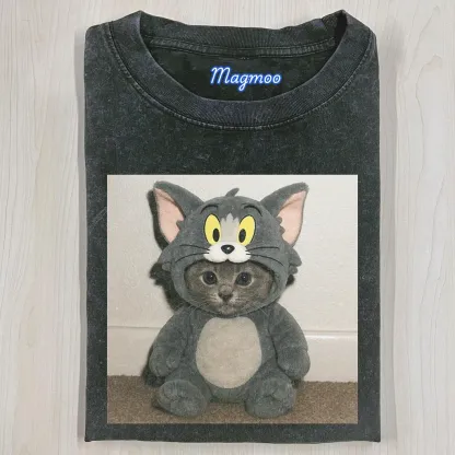 FUNNY CAT T-SHIRT-Magmoo