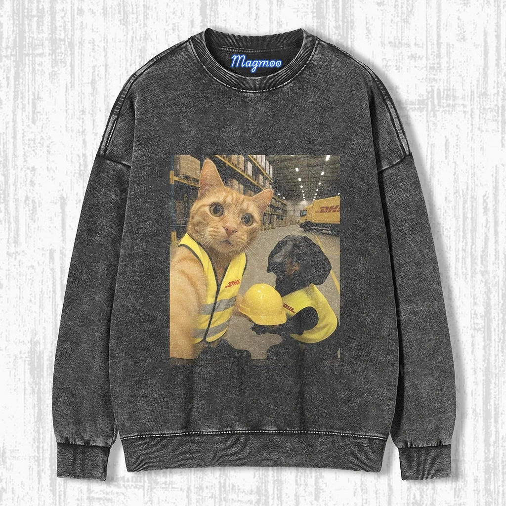 FUNNY CAT T-SHIRT-Magmoo