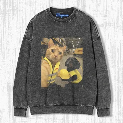 FUNNY CAT T-SHIRT-Magmoo