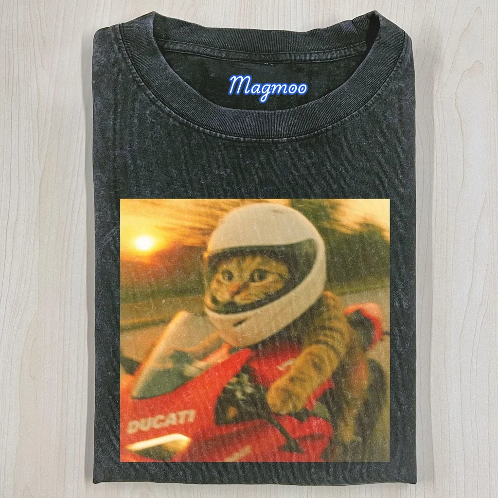 FUNNY CAT T-SHIRT-Magmoo
