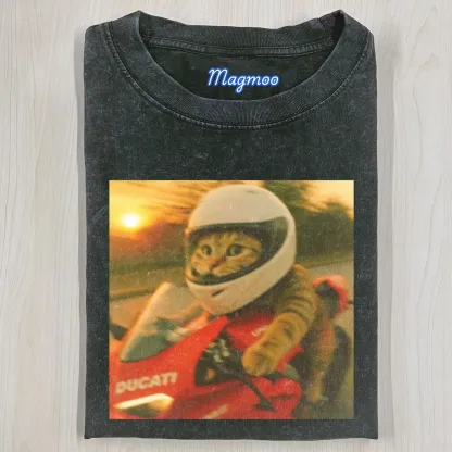FUNNY CAT T-SHIRT-Magmoo