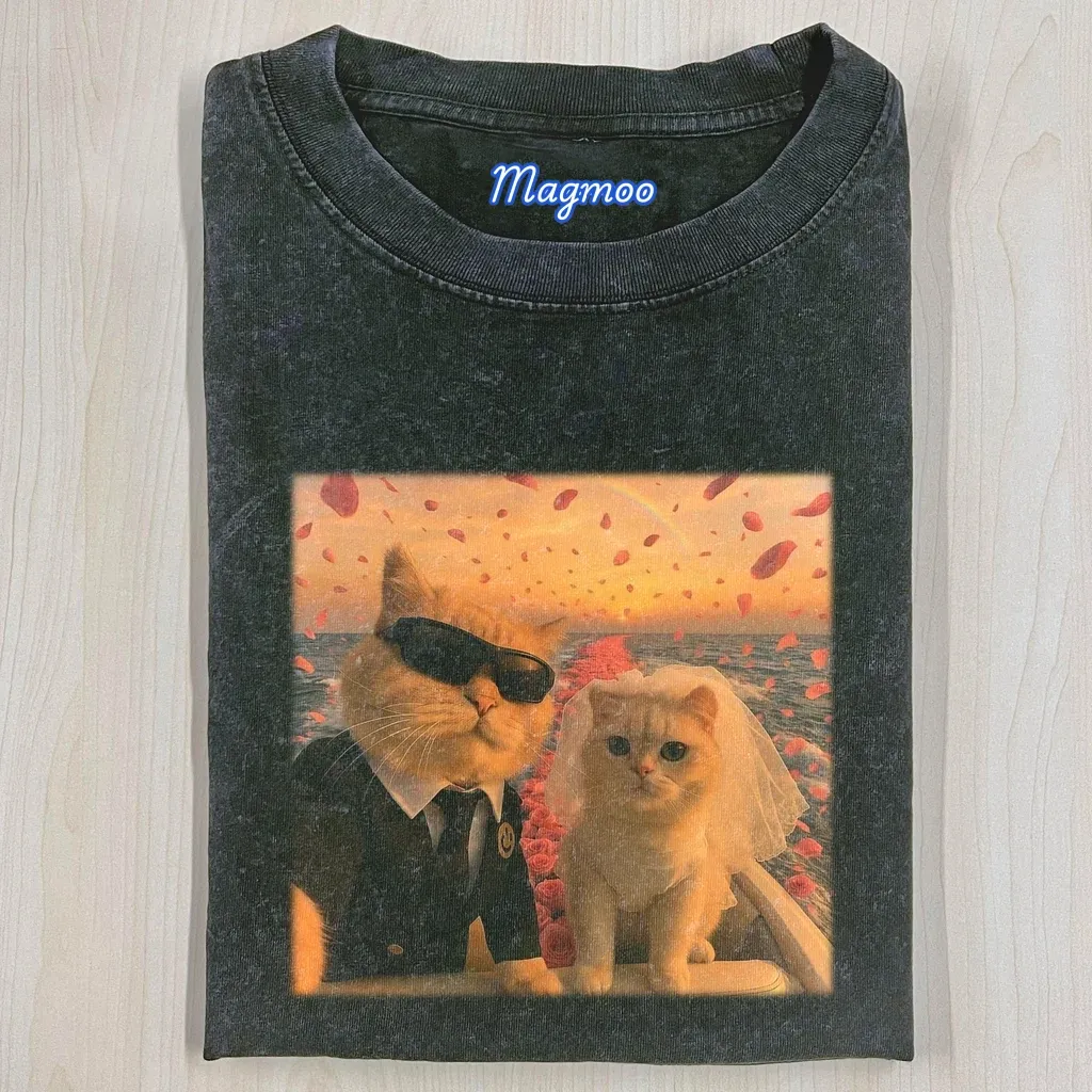 FUNNY CAT T-SHIRT-Magmoo