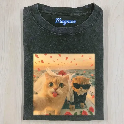 FUNNY CAT T-SHIRT-Magmoo