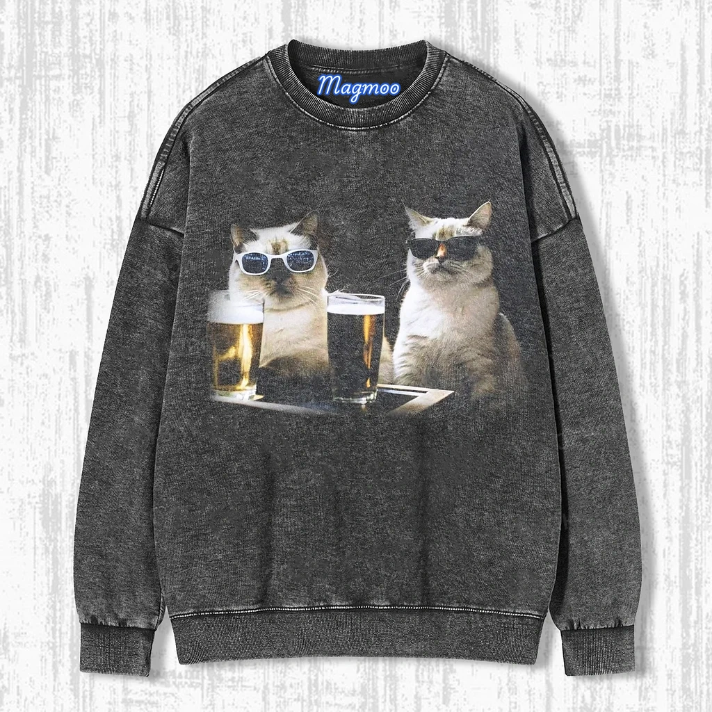 WACKY CAT T-SHIRT-Magmoo