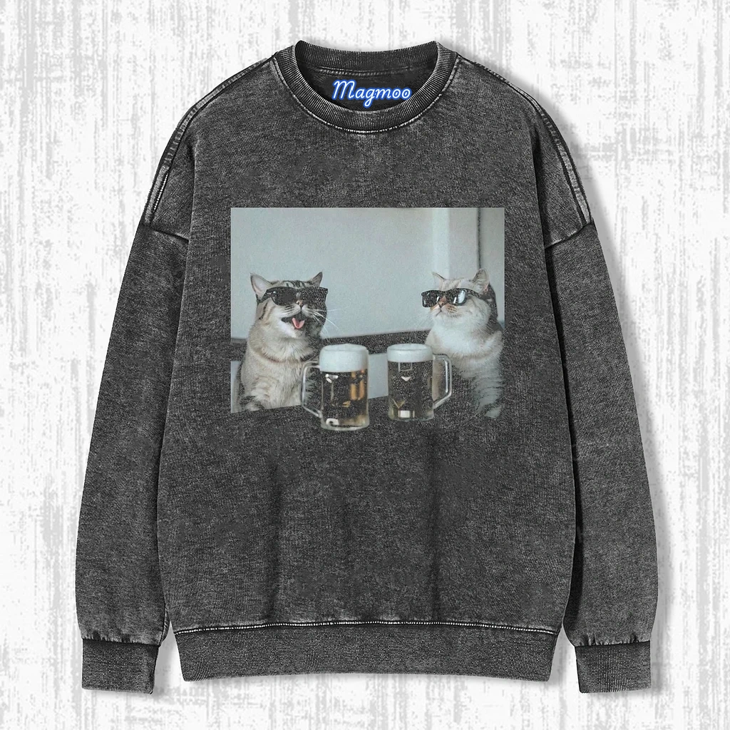 WACKY CAT T-SHIRT-Magmoo