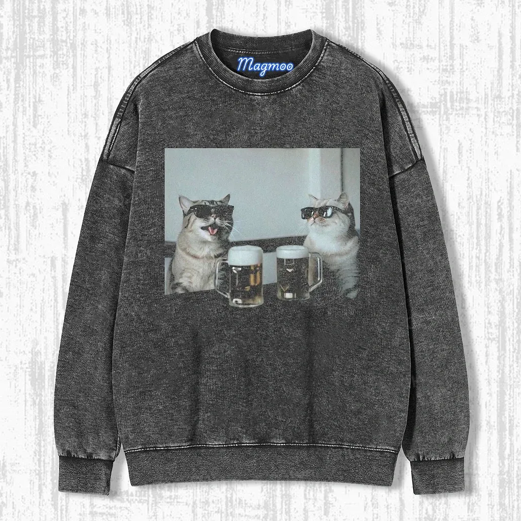 WACKY CAT T-SHIRT-Magmoo