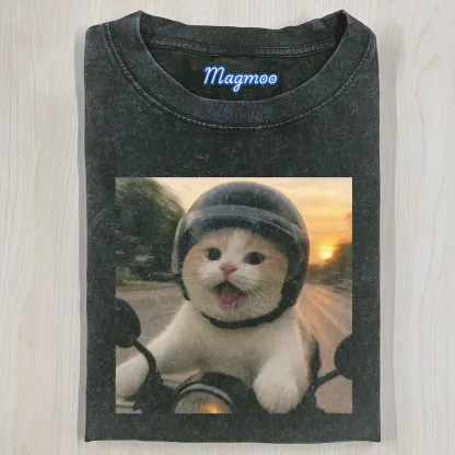 WACKY CAT T-SHIRT-Magmoo