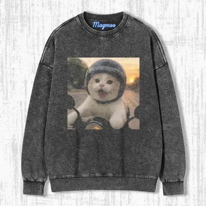 WACKY CAT T-SHIRT-Magmoo