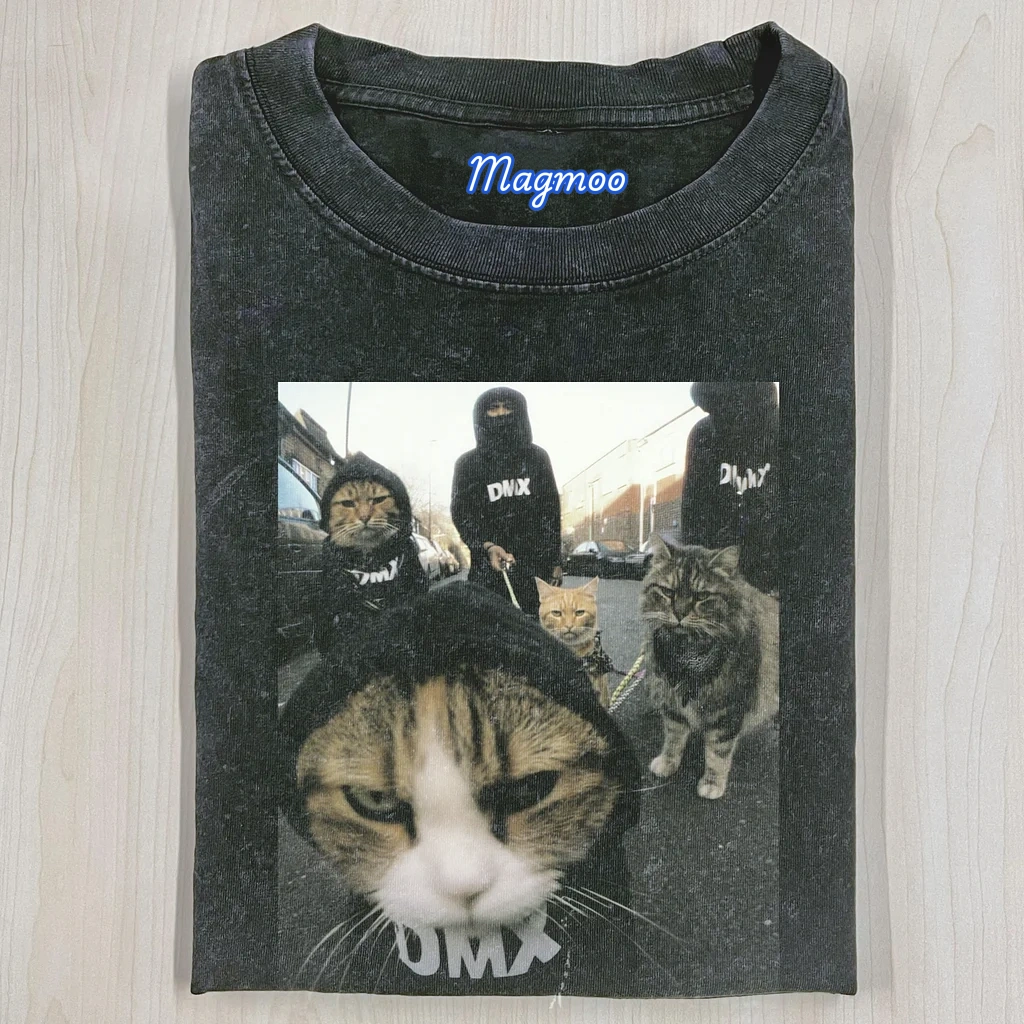 OUTLAW CAT T-SHIRT-Magmoo