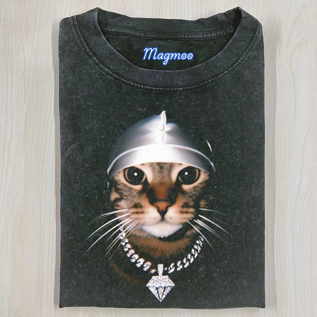 PUNK CAT T-SHIRT-Magmoo
