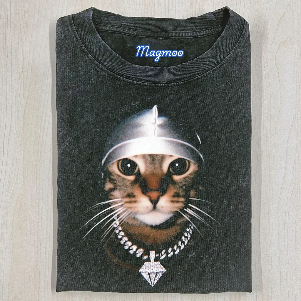 PUNK CAT T-SHIRT-Magmoo