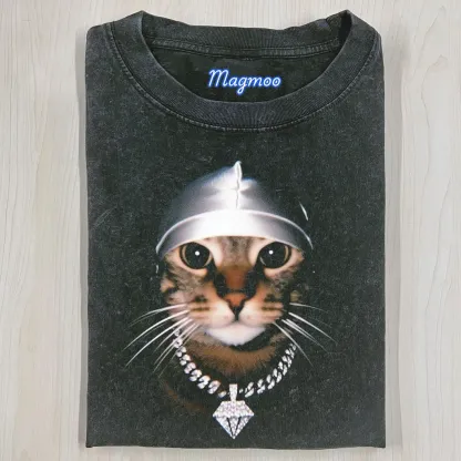 PUNK CAT T-SHIRT-Magmoo