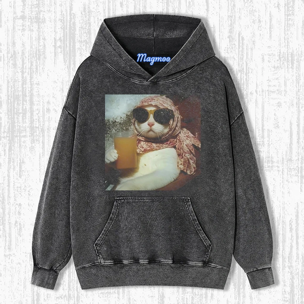 CALM AND COLLECTED CAT T-SHIRT