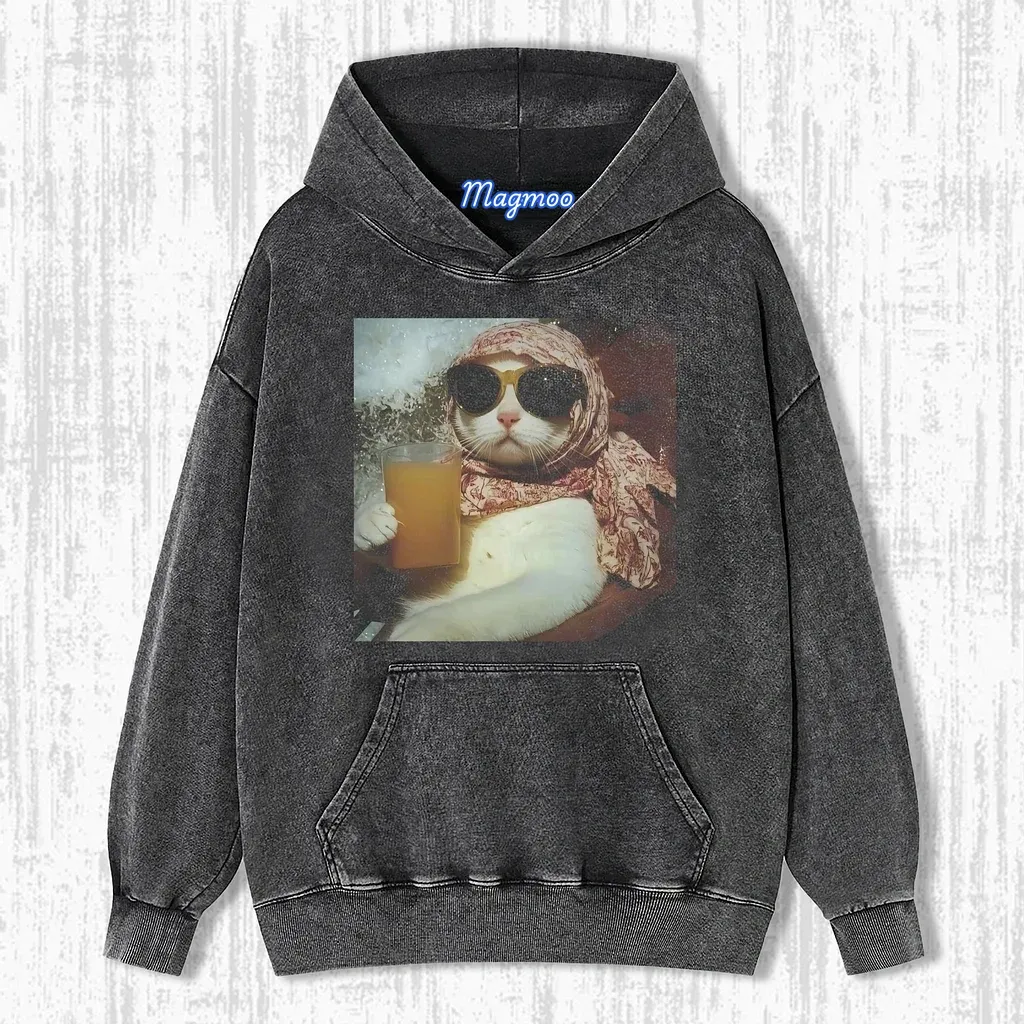 CALM AND COLLECTED CAT T-SHIRT