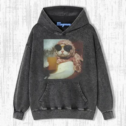 CALM AND COLLECTED CAT T-SHIRT