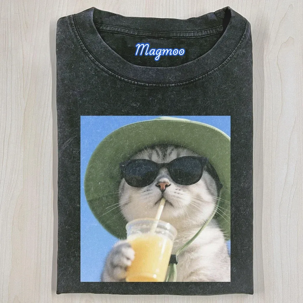WACKY CAT T-SHIRT
