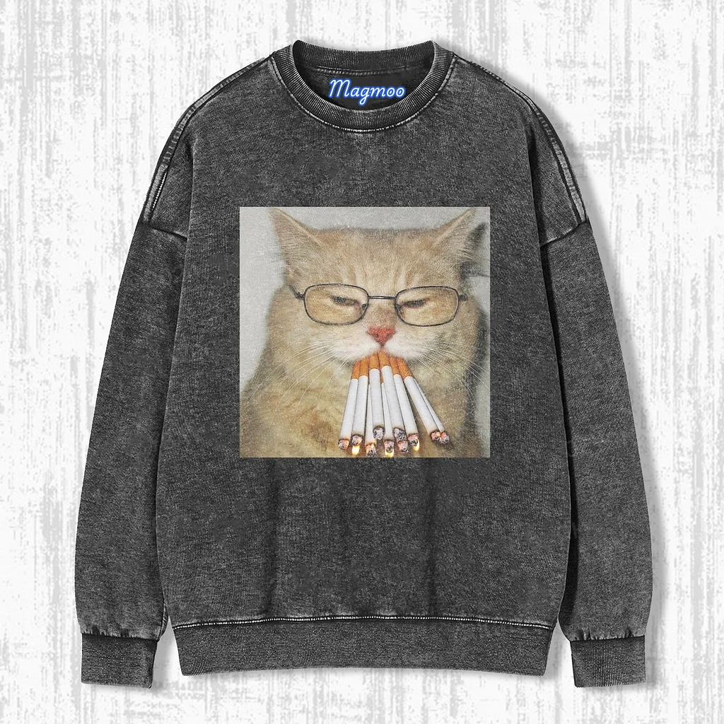 WACKY CAT T-SHIRT-Magmoo