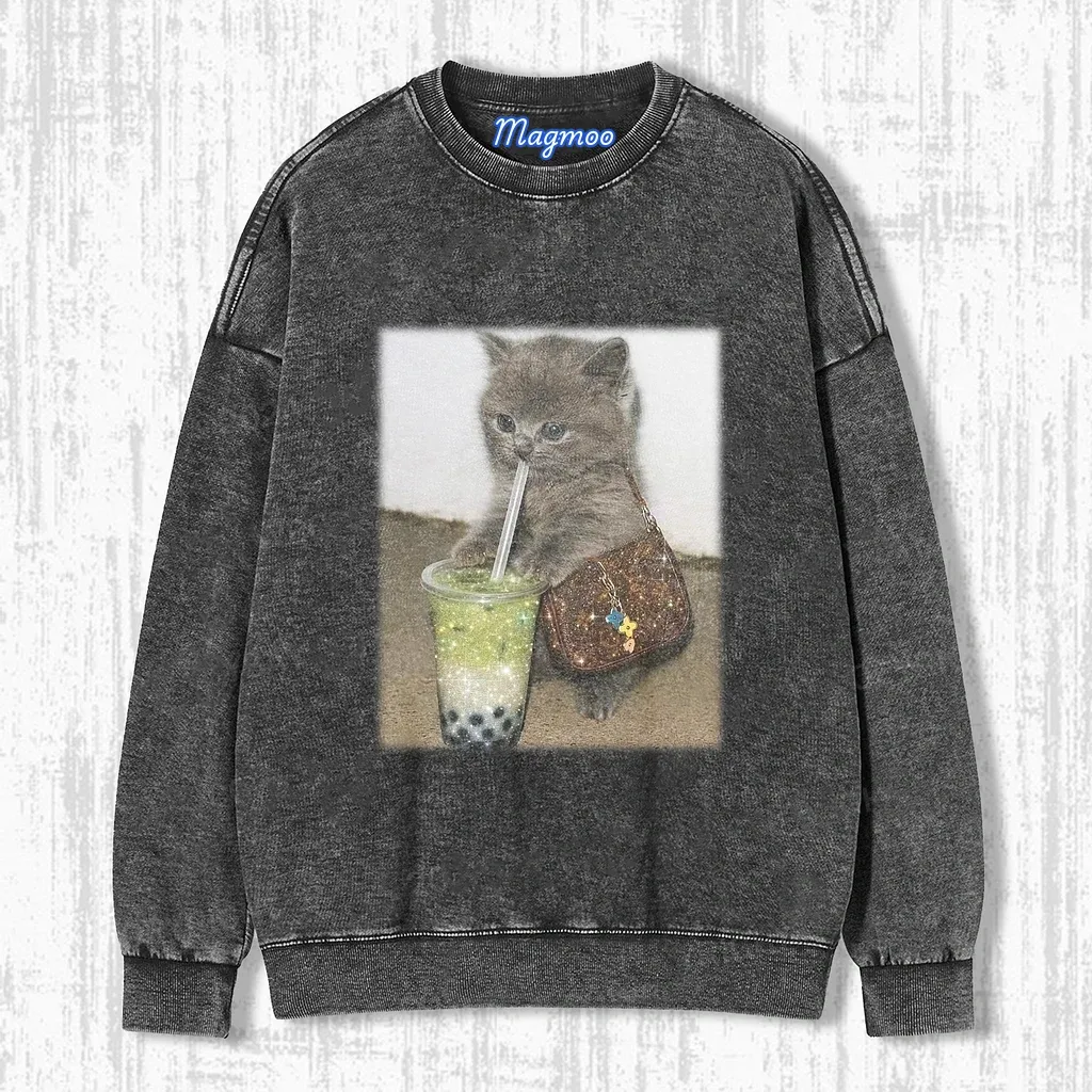 Embracing cat T- SHIRTS-Magmoo