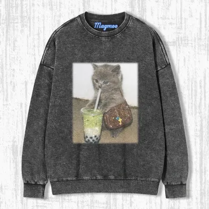 Embracing cat T- SHIRTS-Magmoo