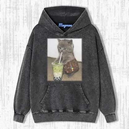 Embracing cat T- SHIRTS-Magmoo