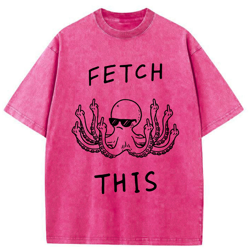 Magmoo OctoDon't Care Washed T-Shirt