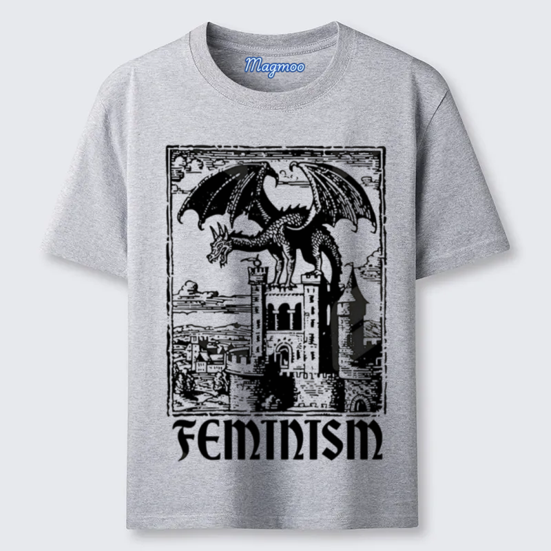 Magmoo 90s Feminism Dragon T-shirt