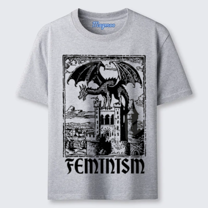 Magmoo 90s Feminism Dragon T-shirt